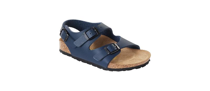 Birkenstock Roma Birko-flor Narrow Sandaler Børn Blå | DK 116QMA